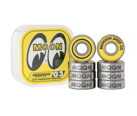 MOONEYES BEARINGS G3-BLACK/YELLOW SINGLE