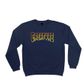 LOGO OUTLINE CREW NECK MIDWEIGHT SWEATER