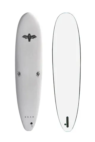 COFFIN 8'0 SINGLE FIN WHITE