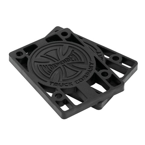 RISERS 1/4 IN BLK BX=12 PK/2