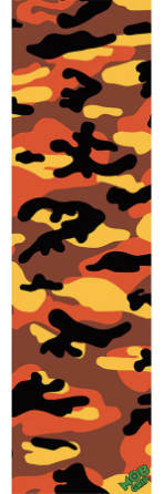 CAMO TAPE 9IN X 33IN GRAPHIC-ORANGE CAMO SINGLE