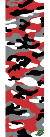 CAMO TAPE 9IN X 33IN GRAPHIC-RED CAMO SINGLE