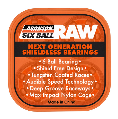 CASE=10 BOX/8 6-BALL BEARING RAW SINGLE