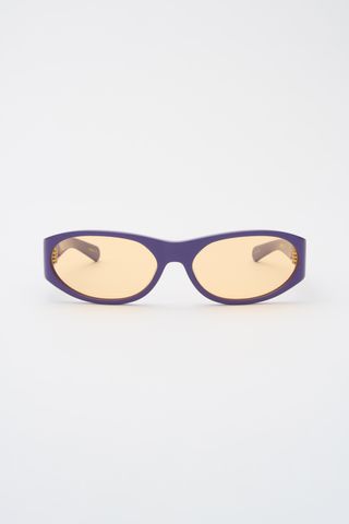 EDDIE KYU-SOLID LILAC/ORANGE LENS BLUE LIGHT