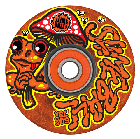 60/ 78A FROG TRIPS LIGHT UPS OG SLIME RED GLITTER