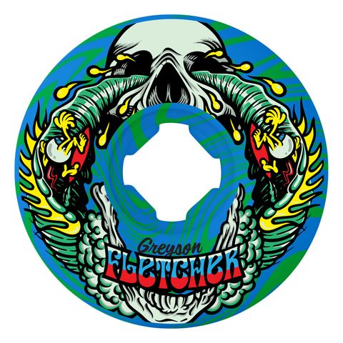 56/ 99A GRYSON FLETCHER GUEST VOMIT MINI GRN BLUE SWIRL