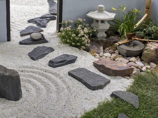 Easy DIY Zen Garden // Bonsai Tree, Faux Waterfall, Rock Feature 