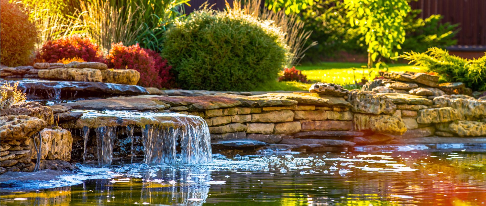 <h2>For everything you need to make an Eden of your own</h2><p>Choose from the largest range of garden water features and decorative landscaping products to inspire your garden design.</p><button>Shop Online</button>
