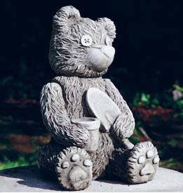 Teddy Bear with Garden Spade
