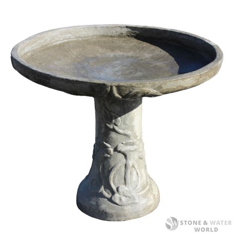 Short Shallow Birdbath