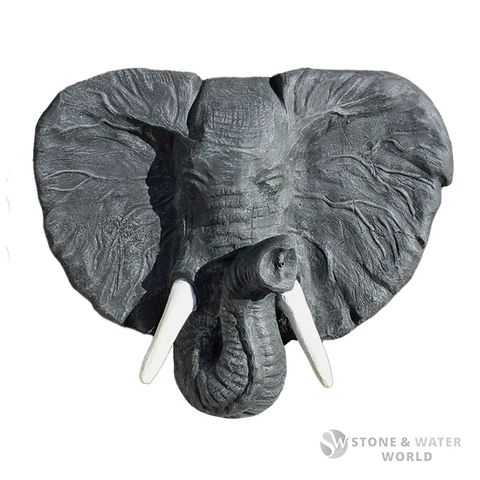 Elephant Head Plaque