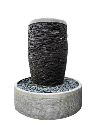 Stacked Stone Urn (FULL SET)