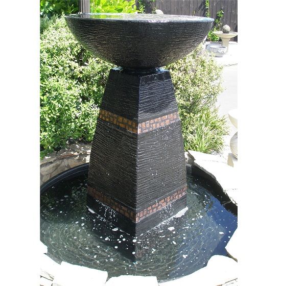 Rounded Copper Inset Fountain