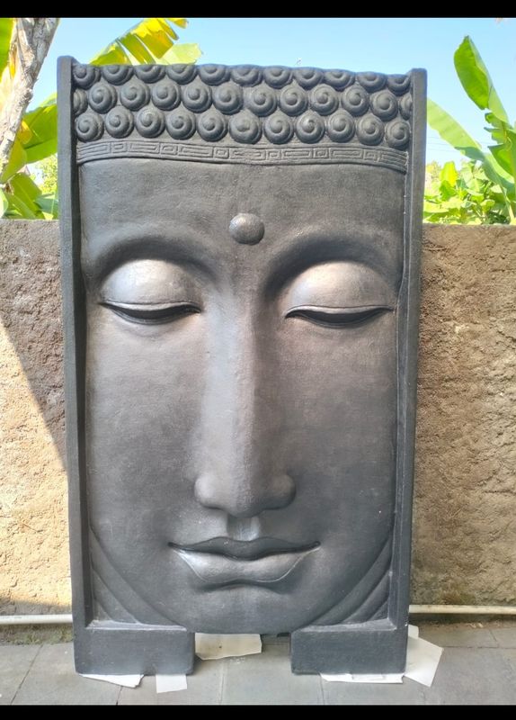 Buddha Face Pillar Large