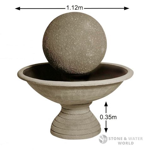 adwater® Medium Ornamental Fountain Set (Sandstone)