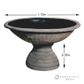 adwater® Round Ornamental Planter Set (Basalt)