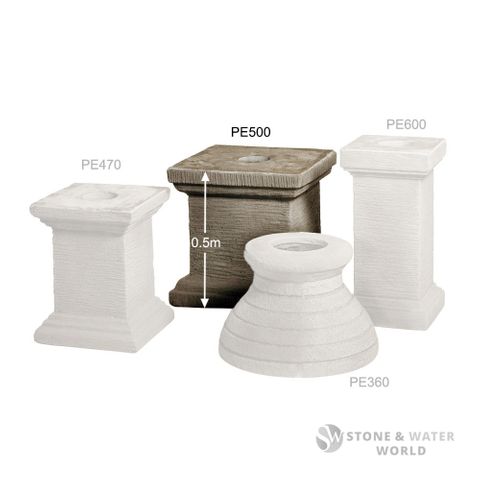 adwater® Large Ornamental Planter Set (Sandstone)