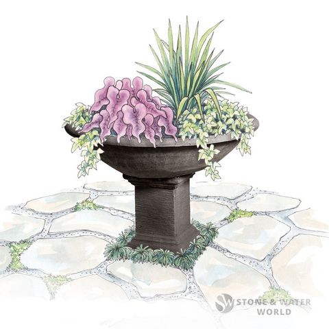 Medium Ornamental Planter Set