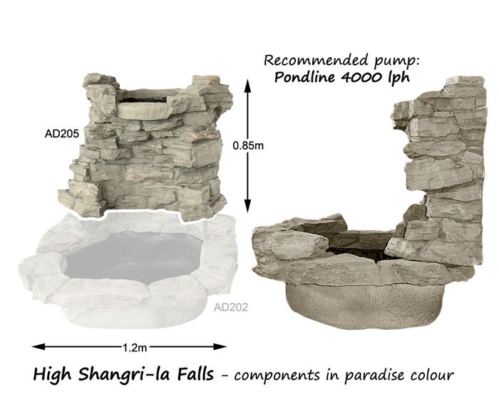 adwater® Shangri-La Falls | Waterfall Rock (Paradise)