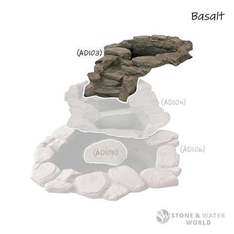 adwater® Large Alpine Cascade | Top Tier (Basalt)