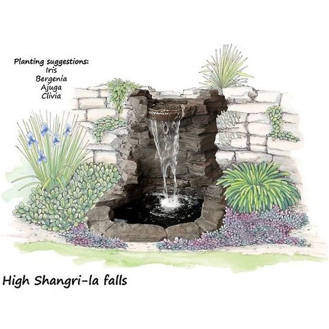 adwater® Shangri-La Falls Set (Paradise)