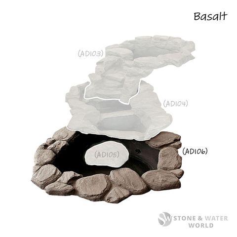 adwater® Alpine Cascade Pond (Basalt)