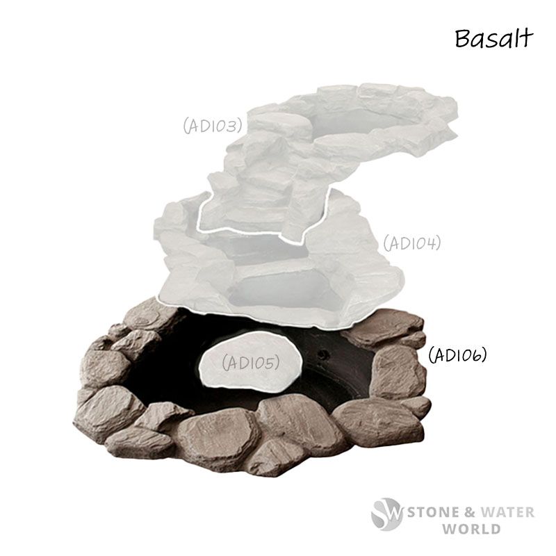 adwater® Alpine Cascade | Pond (Basalt)