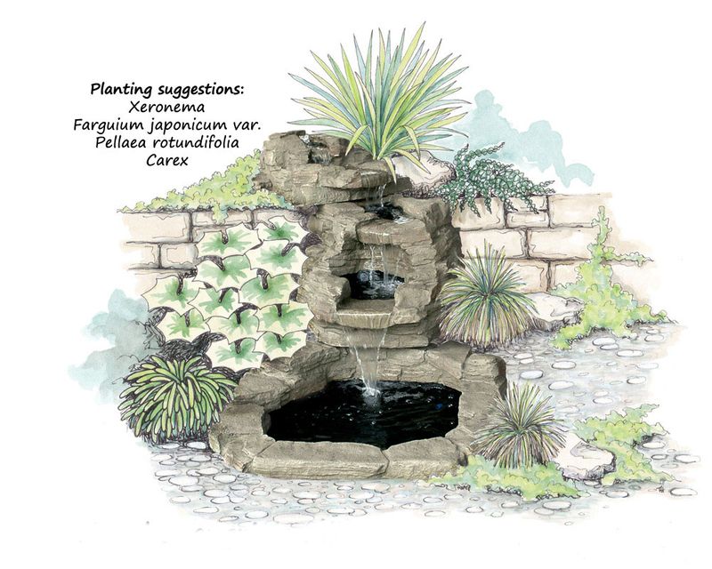 adwater® Large Shangri-La Cascade Set (Paradise)