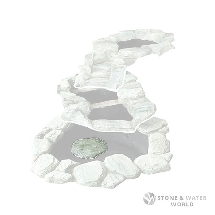 adwater® Large Alpine Cascade | Pump Cover (Alpine)