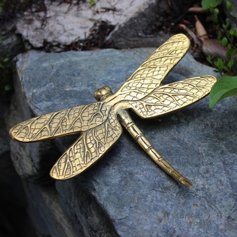 Large Brass Dragonfly