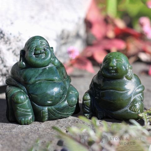 Hand-Carved Jade Buddha