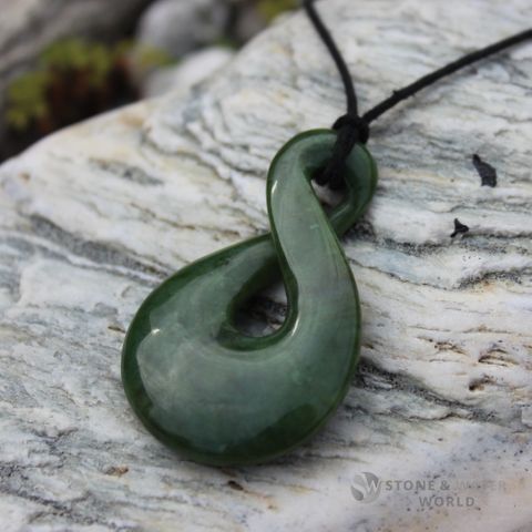 Greenstone Twist Pendant