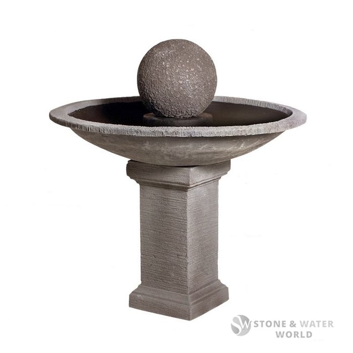 adwater® Small Ornamental Fountain Set (Basalt)