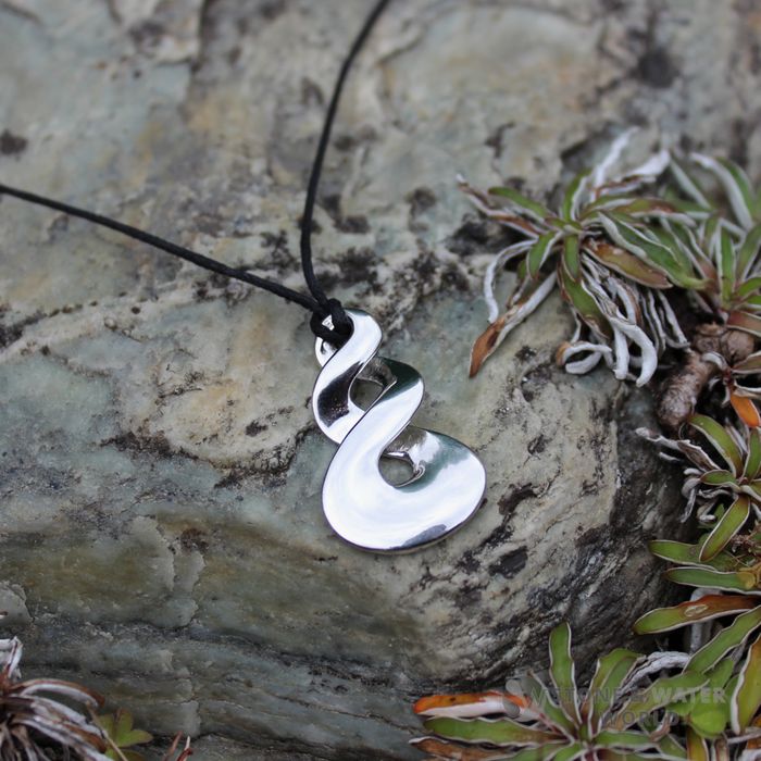 Sterling Silver Twist Pendant