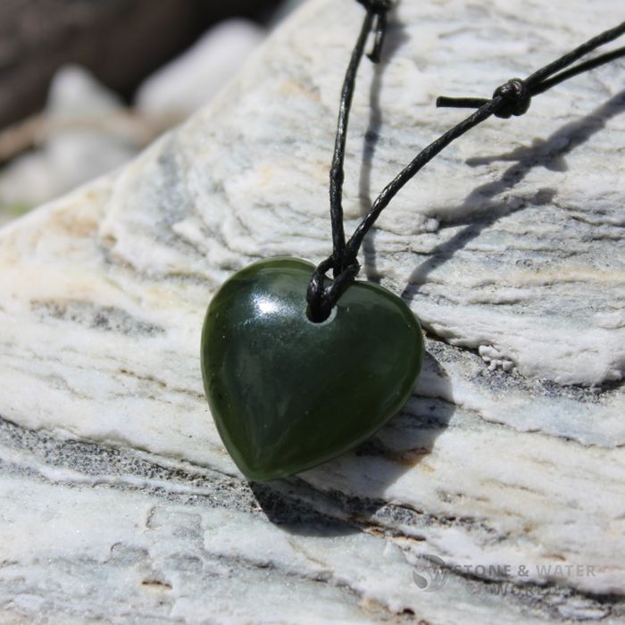 Greenstone Heart Pendant