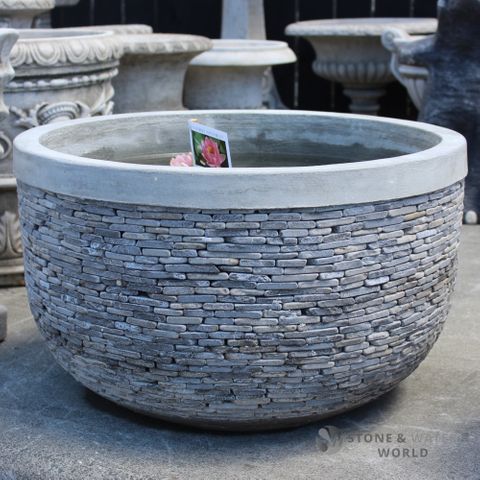 Stacked Stone Bowl