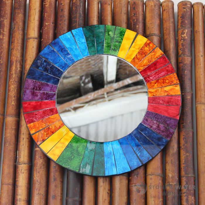 Rainbow Mosaic Mirror