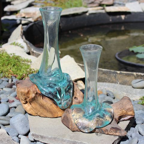 Glasswood Flower Vase