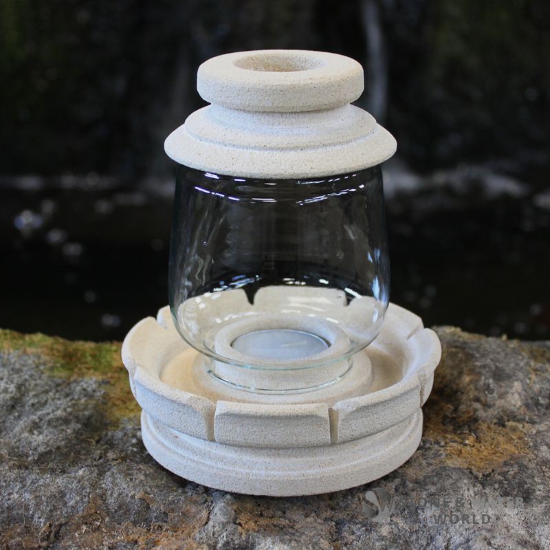 Round Tealight Lantern (Cream)