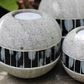 Stone & Mosaic Tealight Holders | Set of 3 (Grey)