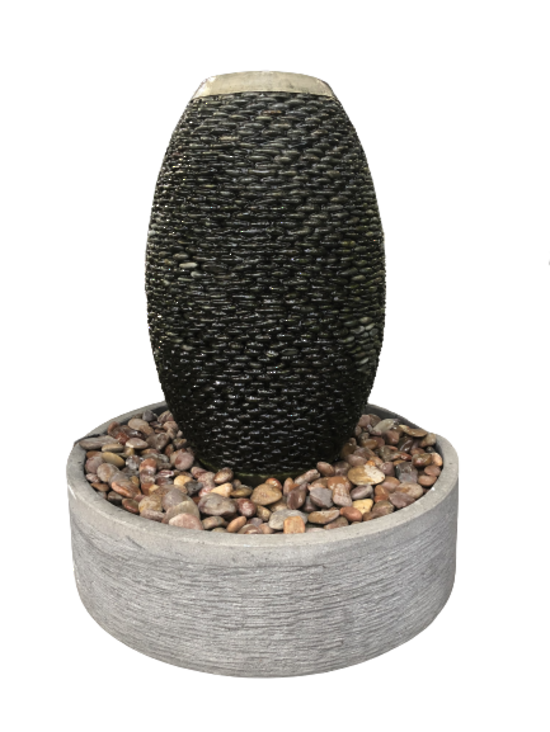 Egg-Shaped Pebble Pot (FULL SET)