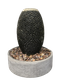 Egg Shaped Pebble Pot