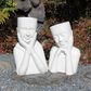 Terrazzo People Planters | Set of 2 (White)