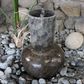 Textured Urn-Shaped Pot