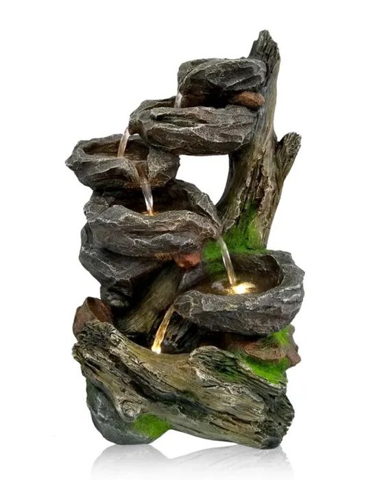 Rock & Wood Fountain