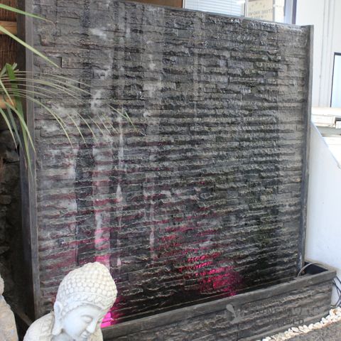 Stone Clad Water Wall