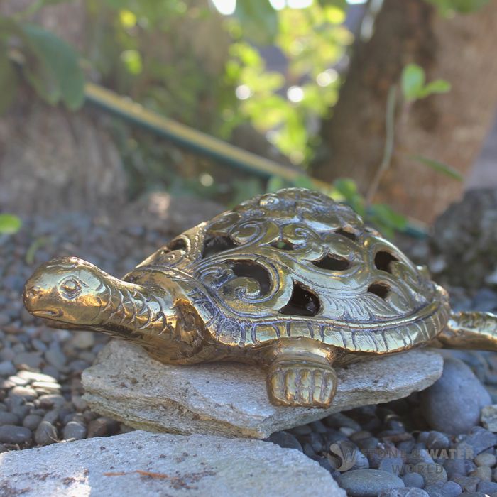 Large Brass Turtle