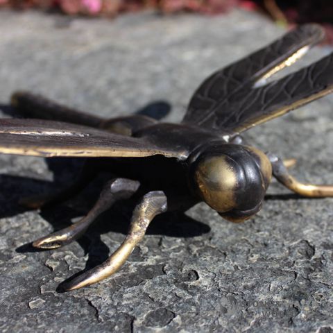 Large Brass Dragonfly (Black)