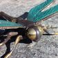 Large Brass Dragonfly (Green)