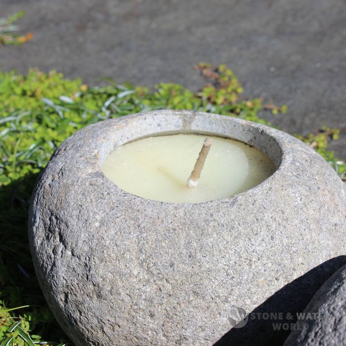 Stone Candle Bowl